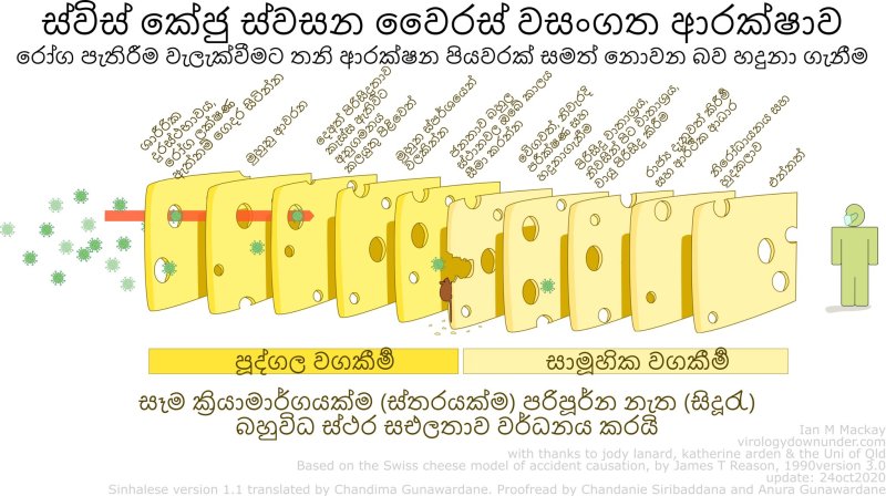 Swiss Cheese Model version 3 Sinhalese - enlarge